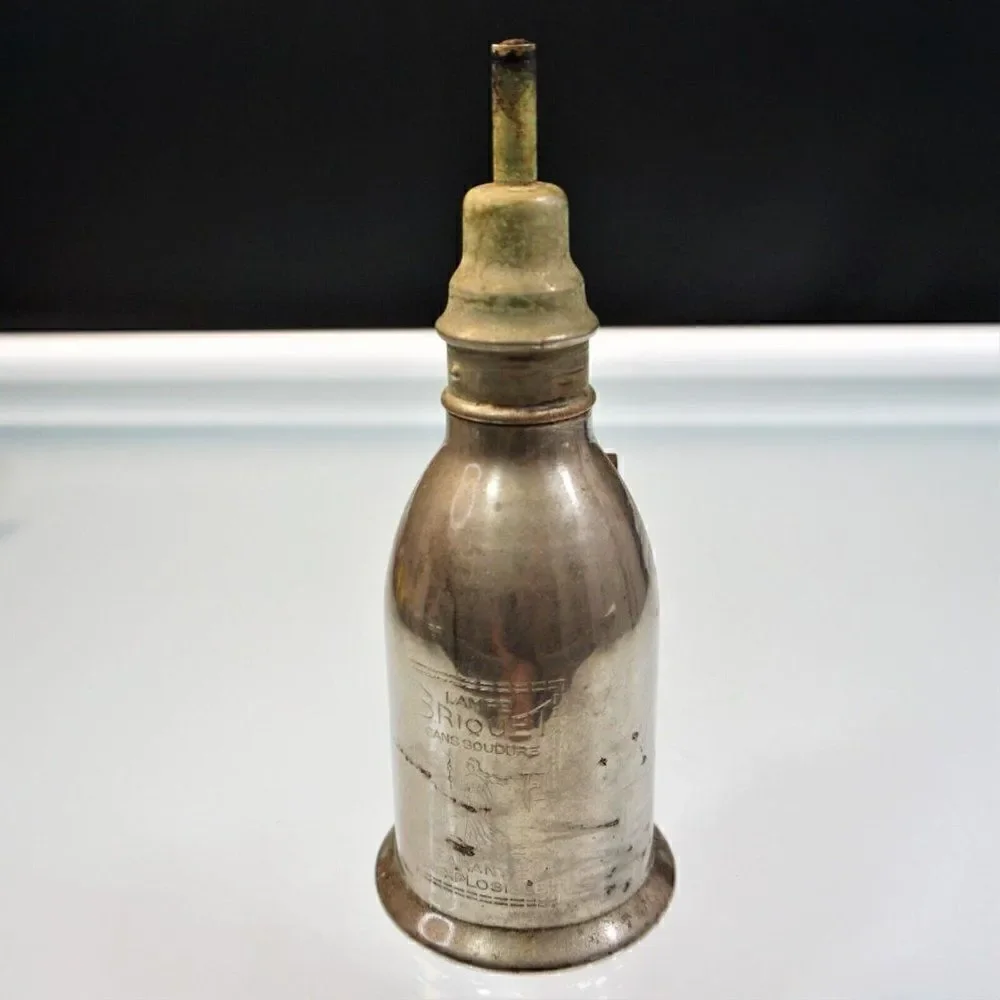 Vintage French Marianne Sower Lampe Briquet Sans Soudure Estate As Is